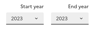 affiliations search years